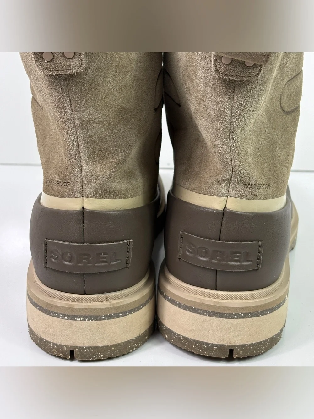 Sorel Women’s Lennox Lace Up Hiking Outdoor Waterproof Boots Size 10.5 Suede